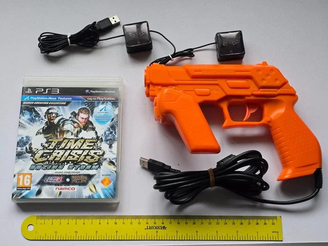 Pack PS3 Time Crisis 4 Avec 2 Pistolets G-Con 3 Et Capteur - Occasion