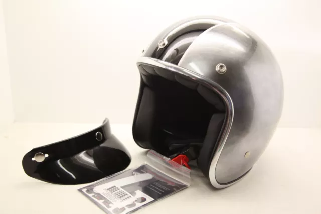STORMER - Casque moto - Pearl Wax Brillant - Taille XS - Avec visière - NEUF