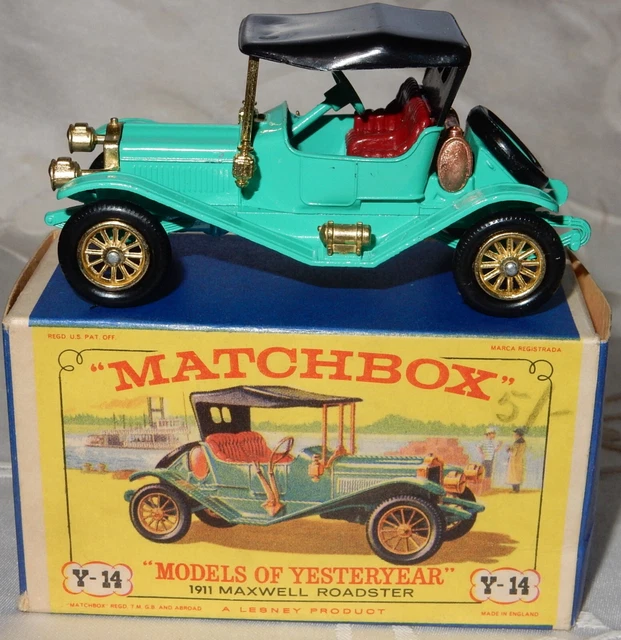 Matchbox Models Of Yesteryear Moy 14-2 1911 Maxwell Roadster Mint Boxed