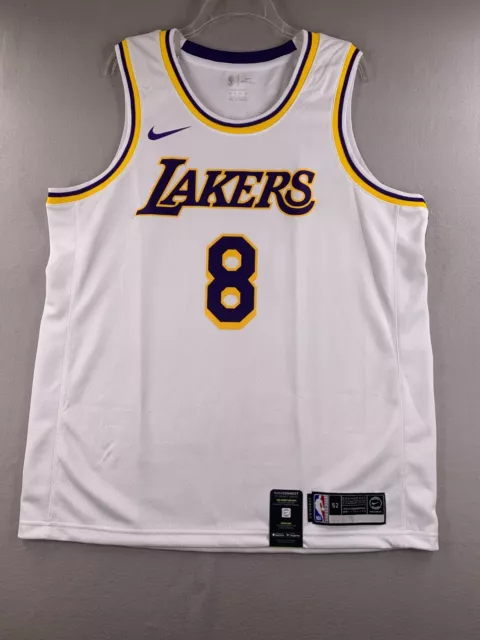Men's Los Angeles Lakers #24 Kobe Bryant White NEW 2021 Nike City Edition  Stitched Jersey With NEW Sponsor Logo on sale,for Cheap,wholesale from China