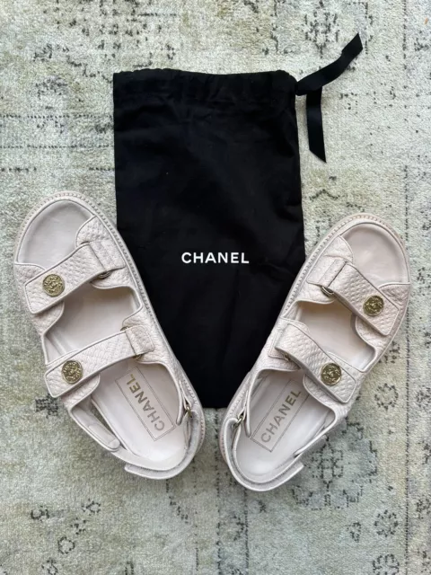 Sandali sales chanel blu