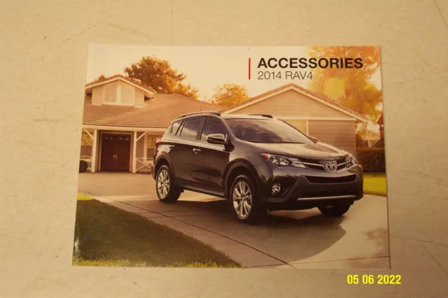 2014 Toyota Rav4 Original 16-page Car Dealer Accessories Brochure
