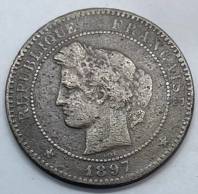 Monnaie - 10 Centimes - Cérès - 1897 A !!