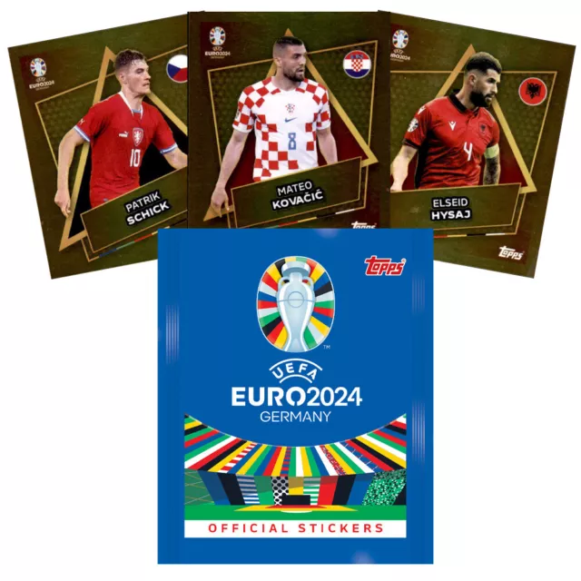 TOPPS UEFA EURO 2024 Germany collectible sticker star player gold signature £3.73 PicClick UK
