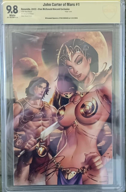 John Carter of Mars #1 Ryan Kincaid Virgin Variant Cover CBCS 9.8 SS