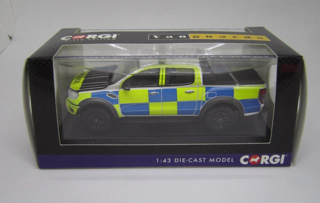 CORGI VANGUARDS 1:43 Ford Ranger Raptor X - Bleu moulé sous pression en boîte et scellé EUR 28