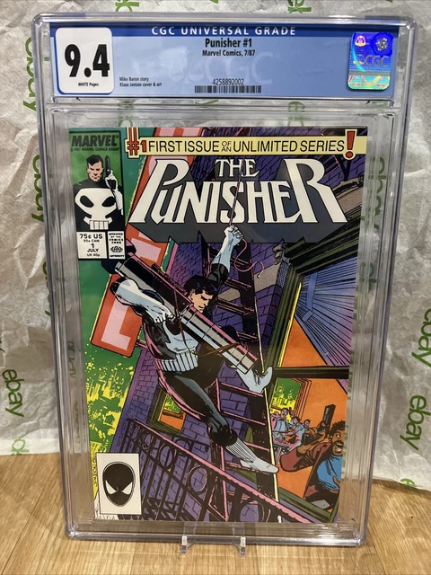 Punisher #1 CGC 9.4 HIGH GRADE Marvel Comic KEY 1st Issue in Monthly Series