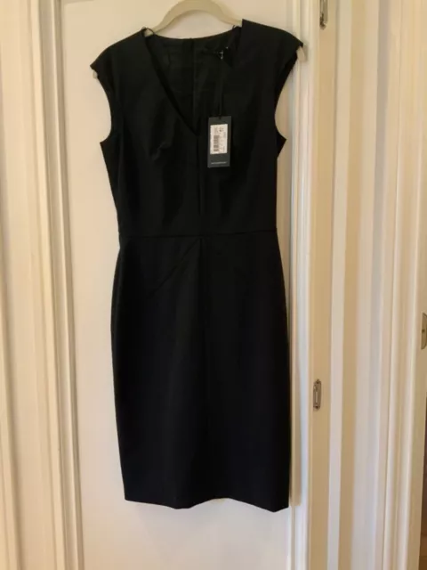 HUGO BOSS Classic Little Black Dress NWT Size 4 Orig $595