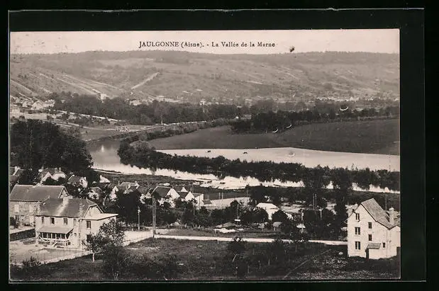 CPA Jaulgonne, La Vallée de la Marne