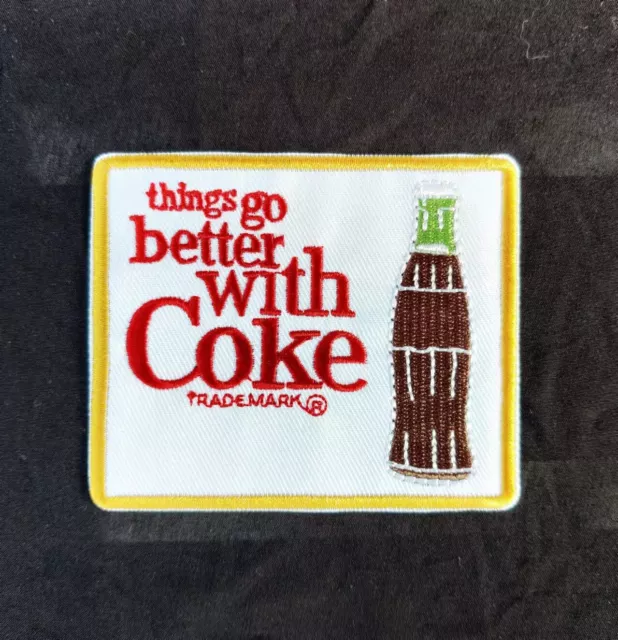 Cola Coke Soda Bottle Bar Jacket Iphone Jean Car Embroidered PATCH 3.5"x3" K1