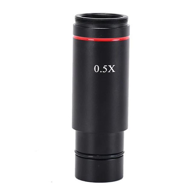 Adattatore preciso 0 5X CMount per microscopi imaging chiaro e dettagliato