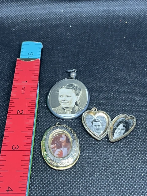 Job Lot Lockets Victorian 1950s And Elvis Unusual Collection Barn Clearance
