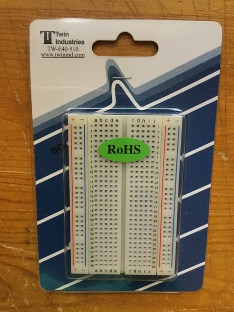 Twin Industries Tw-E40-510 Breadboard Solderless 400 Tie Points RoHS NEW
