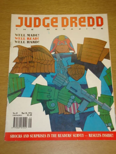 2000Ad Megazine #49 Vol 2 Judge Dredd*