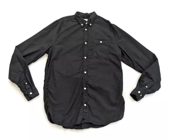 Norse Projects Shirt Mens Medium Black Button Down Casual Pocket Anton Oxford