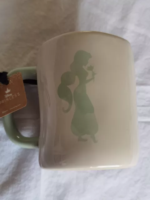 RAE DUNN Disney Jasmine Aladdin Ceramic Mug A WHOLE NEW WORLD Brand New with tag