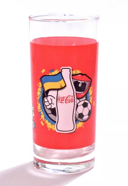 Bicchiere Glass Coca Cola Ucraina Ukraine Uefa - Euro 2012 Poland-Ukraine