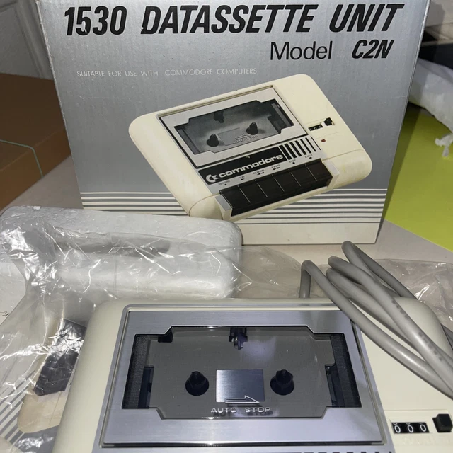 Vintage Commodore Computer C2N Datasette Unit Model 1530 -