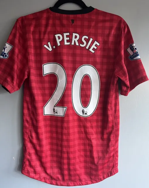 Manchester United Home Football Shirt 2012/2013, Men’s Small, Van Persie 20