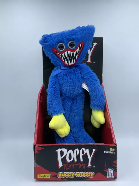 Official Poppy Playtime 14 Smiling/Scary Huggy Wuggy Soft Plush Brand New