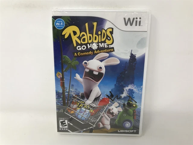 Netindo Rabbid RABBIDS GO HOME: A Comedy Adventure - Nintendo Wii - Brand New - RARE ...