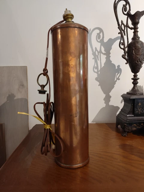Ancienne Bouillotte En Cuivre
