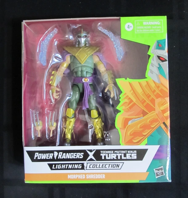 Power Rangers TMNT 2022 MORPHED SHREDDER FIGURE Lightning Mutant Ninja Turtles