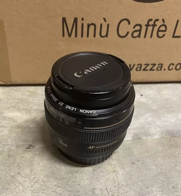 Canon EF 50mm f1.4 USM Standard Lens - Black