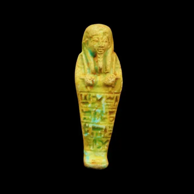 Antique Egyptian Faience/Stone Ushabti Shabti Statue Funerary Figurine Afterlife