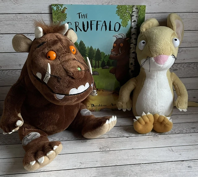 THE GRUFFALO BUNDLE Book Gruffalo Plush Little Brown Mouse Plush 12” £