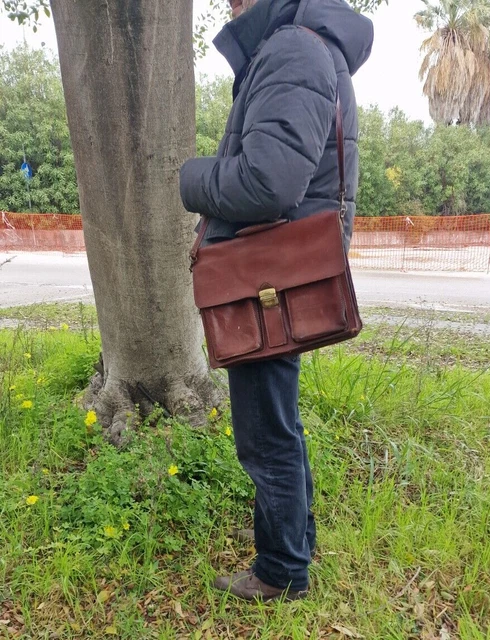 Borsa Lavoro Donna Bagzy - Cartella In PU Pelle Per Laptop Fino 15,6", Verde - Foto 13