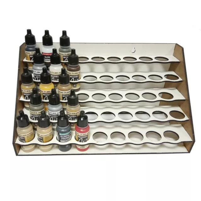 Paint stand for tanks with, Laser Model Graving, storage shelf LMG WOH-1209