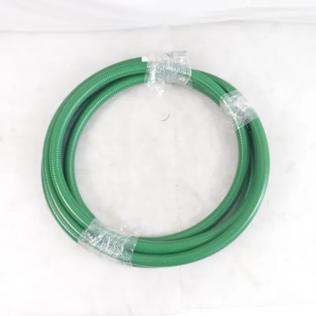 FireHoseDistrict Green Suction Pump Water Hose W/Camlock 1"  x 20' 90PSI