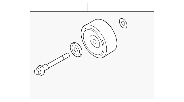 Genuine Nissan Idler Pulley 11925-JA11A