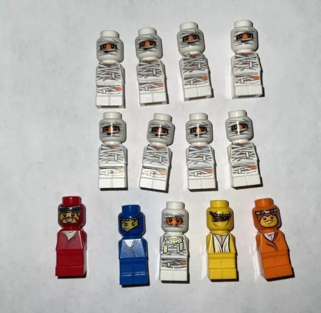 LEGO Lot Of  Microfigs Microfigures Minifig Game Piece. Mummy Lot