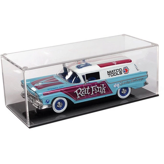 1:24 Acrylic Display Case - Clear w/ Black Base
