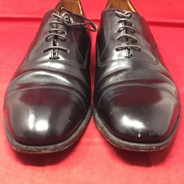 ALAN MCAFEE LONDON Black Dress Shoe Saks Fifth Avenue Men 10.5 Made in ...