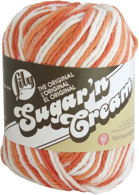 Lily Sugar'n Cream Yarn Ombres-Poppy 102002-2528