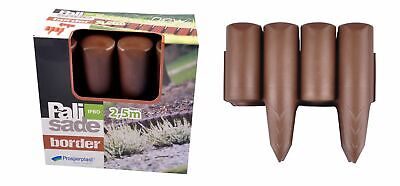 Braun 10m 50m Bordo Del Prato Letto Bordo per Vasi Sfalcio Giardino Scherma 2mm 25m 