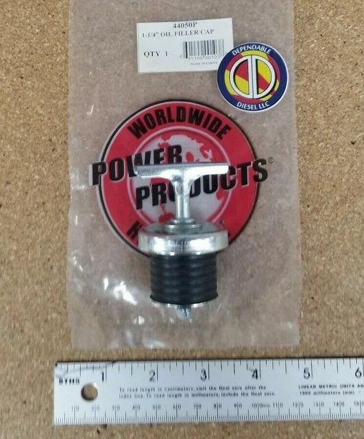 Oil Filler Cap 1-1/4" Power Products PDC # 44050P Ref. # 44050 Fill Fuel Cap