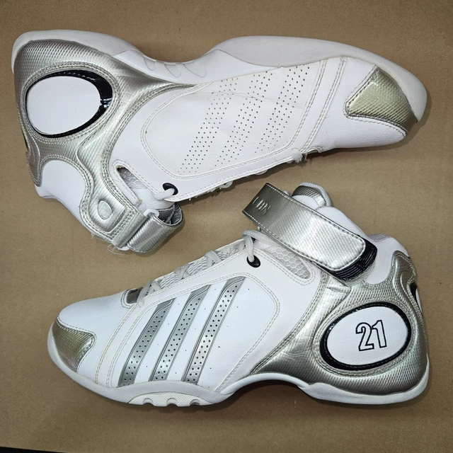 ADIDAS STEALTH CC Tim Duncan White / Silver Spurs Men display picture 1
