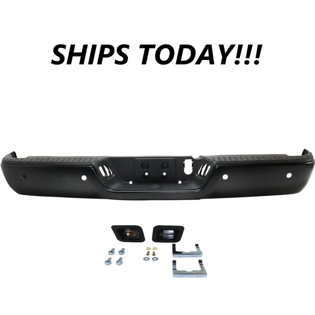 NEW COMPLETE REAR Step Bumper Assembly For 20132018 Ram 2500 3500
