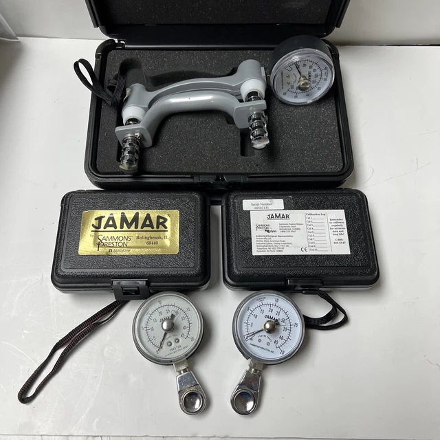 Sammons Preston Jamar Hydraulic Hand Dynamometer Lot of 3 AS-IS