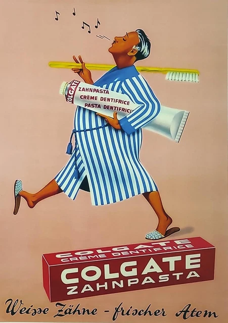 Poster Pubblicità Retrò KUSTOM ART Poster Da Parete Serie Pubblicità Retro' Vintage (Talco Regalo Originale Per Casa