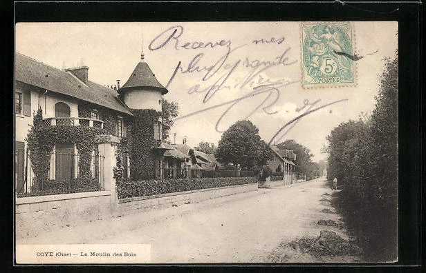 CPA Coye, Le Moulin des Bois