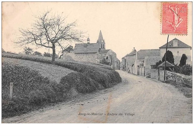 95 . n° 48320 . jouy le moutier.entrée du village