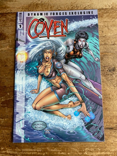 Coven #1  Dynamic Forces Signed Awesome Comics  1999 Y
