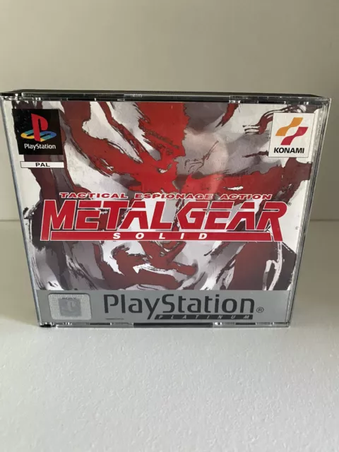 Metal Gear Solid (Sony PlayStation 1, 1999) PAL ITA Con Manuale