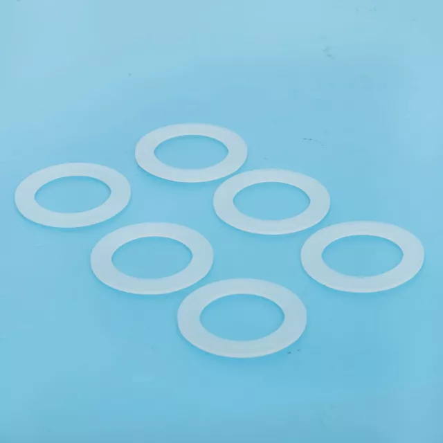 8Pcs Sealing Rings Silicone Gaskets Stretchable Cup Washers Round Replacement 3