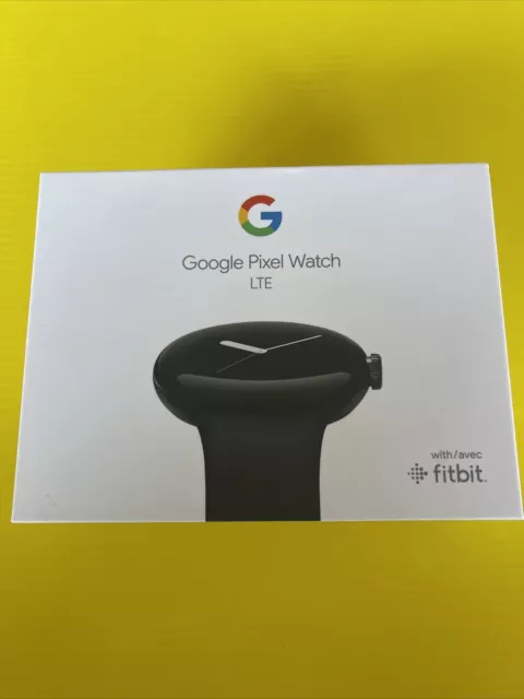 Google Pixel Watch 41mm LTE Matte Black Stainless Steel/Obsidian Active Band